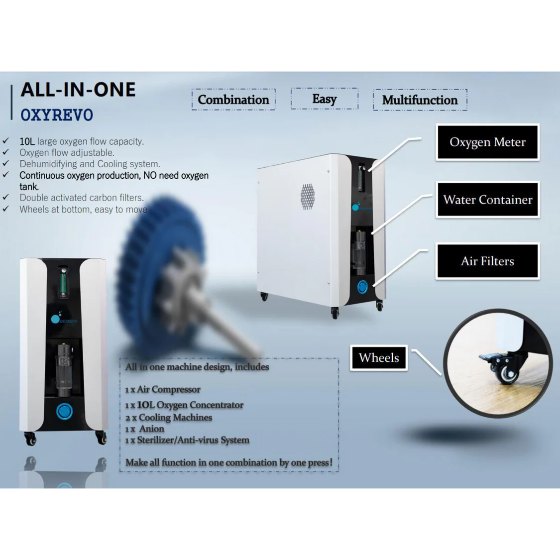 OXYREVO portable Hyperbaric Chamber Apex32