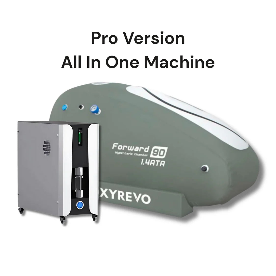 OXYREVO Portable Sitting Hyperbaric Chamber Forward 90