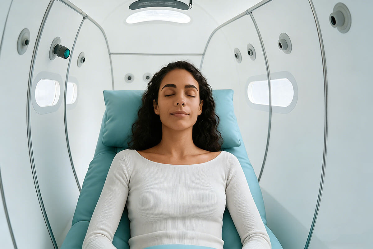 OXYREVO Portable Sitting Hyperbaric Chamber Forward90