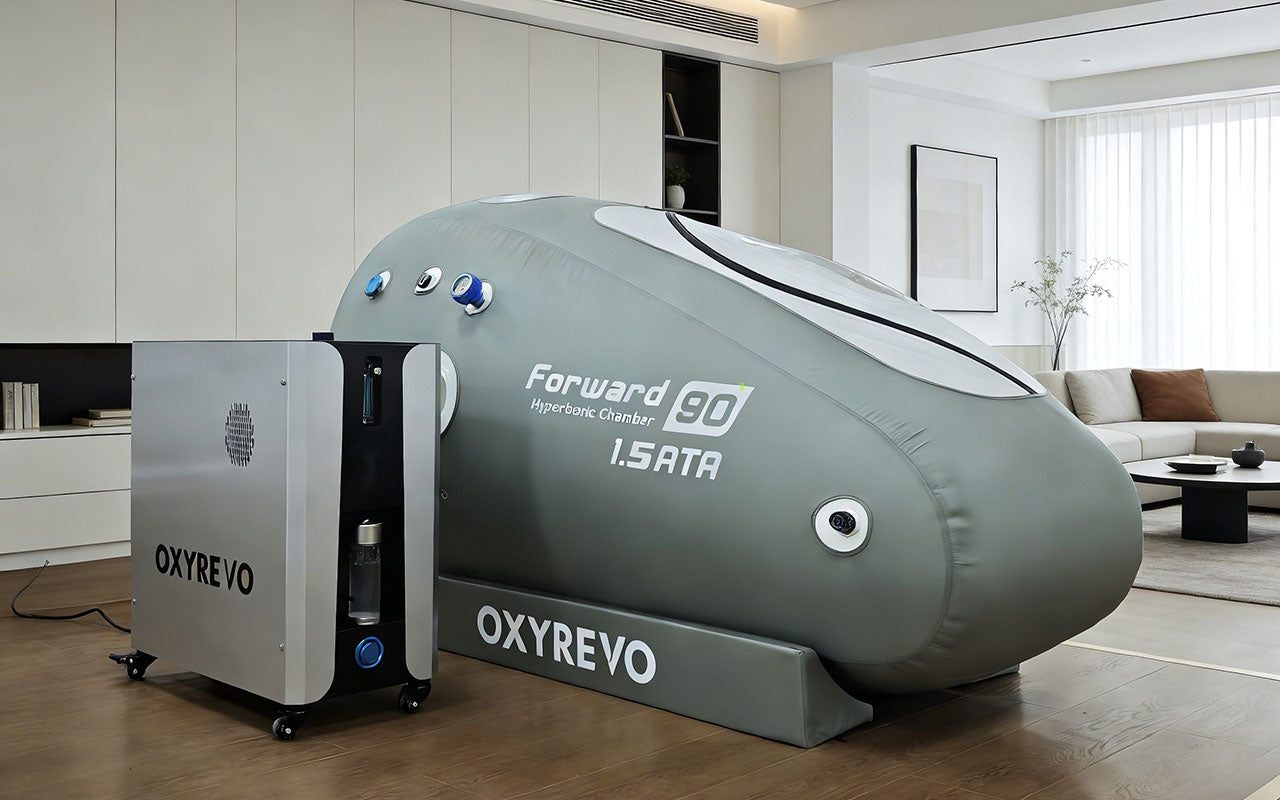 OXYREVO Portable Sitting Hyperbaric Chamber Forward90